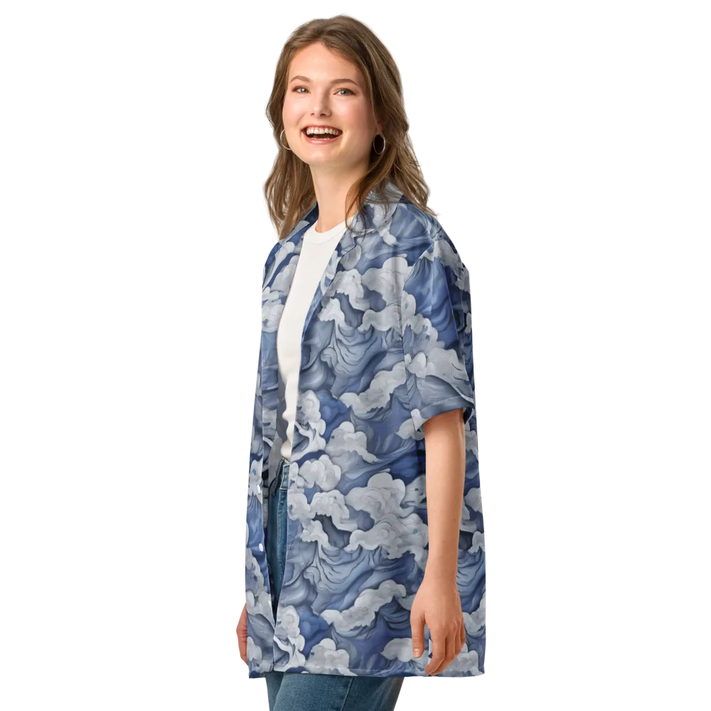 Blue Hour Tide on Button Shirt — Left Front