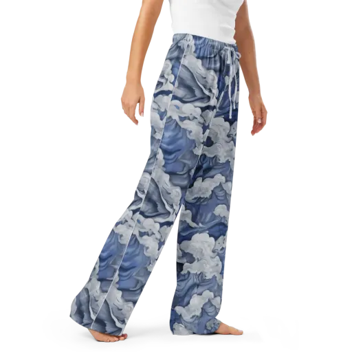 Blue Hour Tide on a Women's Pajama Pants