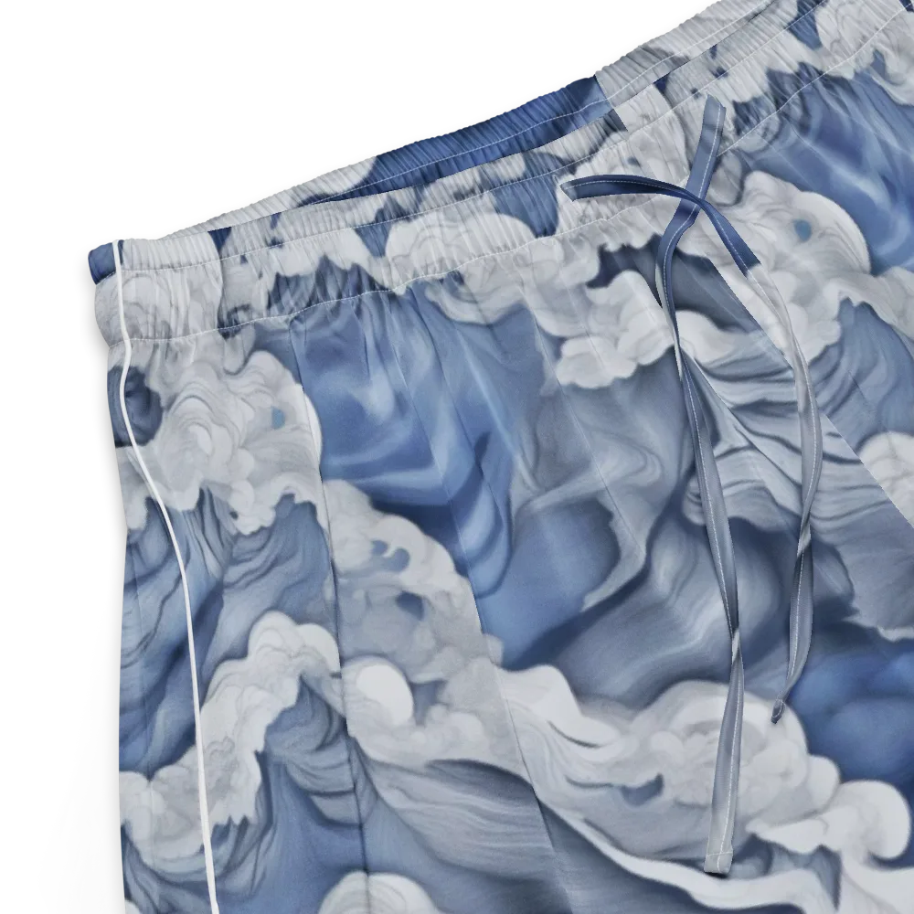 Blue Hour Tide on Women's Pajama Shorts — Product details