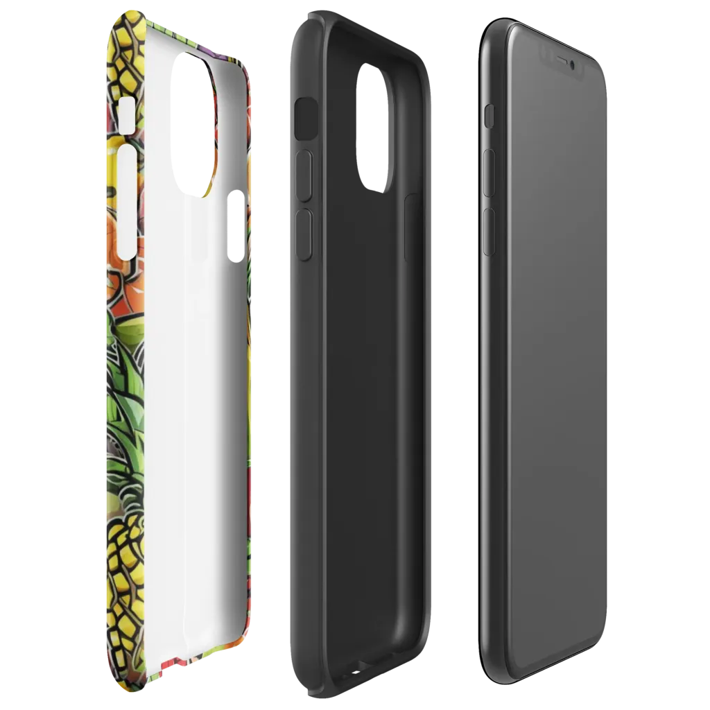 Tropical Market on Tough Case for iPhone® — Right