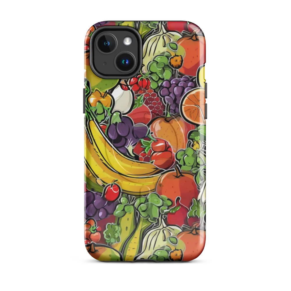 Tropical Market on MagSafe Tough Case for iPhone® — Front