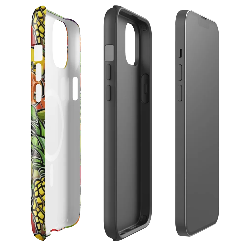 Tropical Market on MagSafe Tough Case for iPhone® — Front