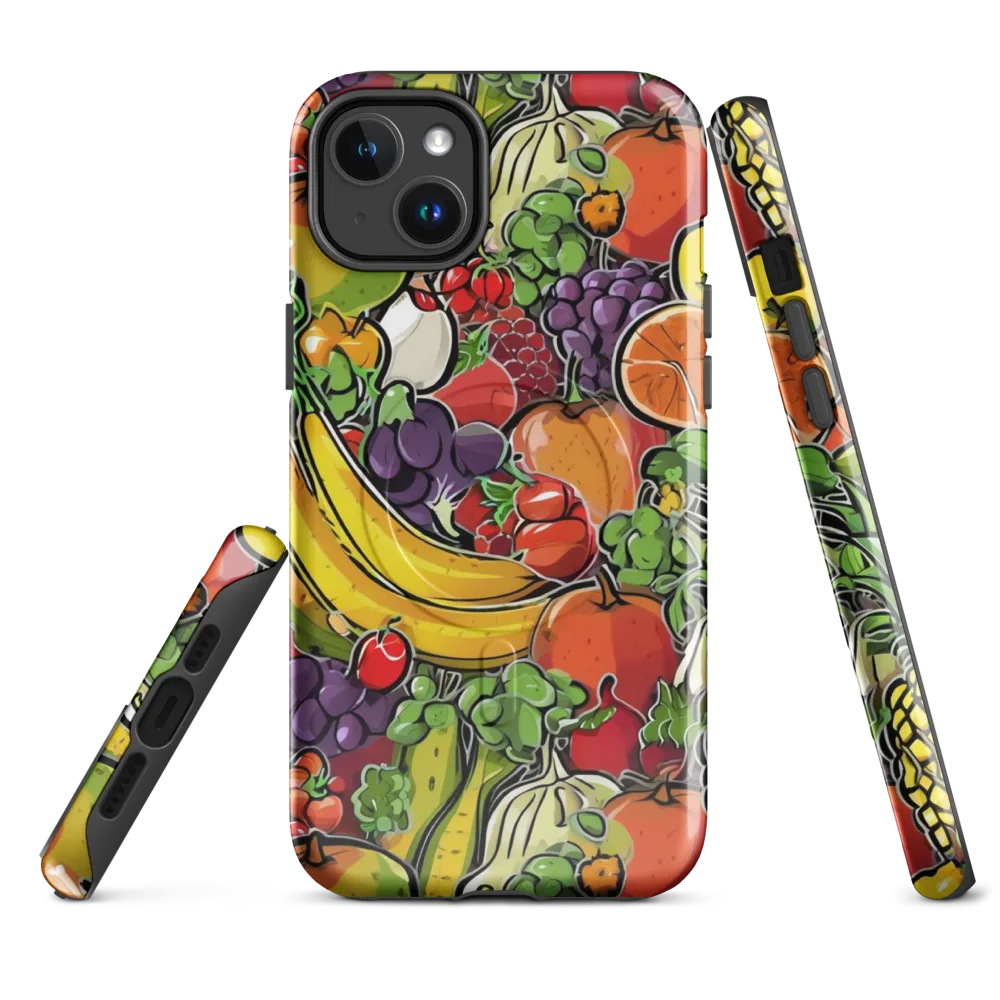 Tropical Market on MagSafe Tough Case for iPhone® — Front