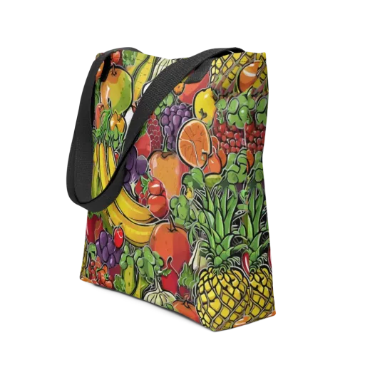 Tropical Market on a Tote Bag