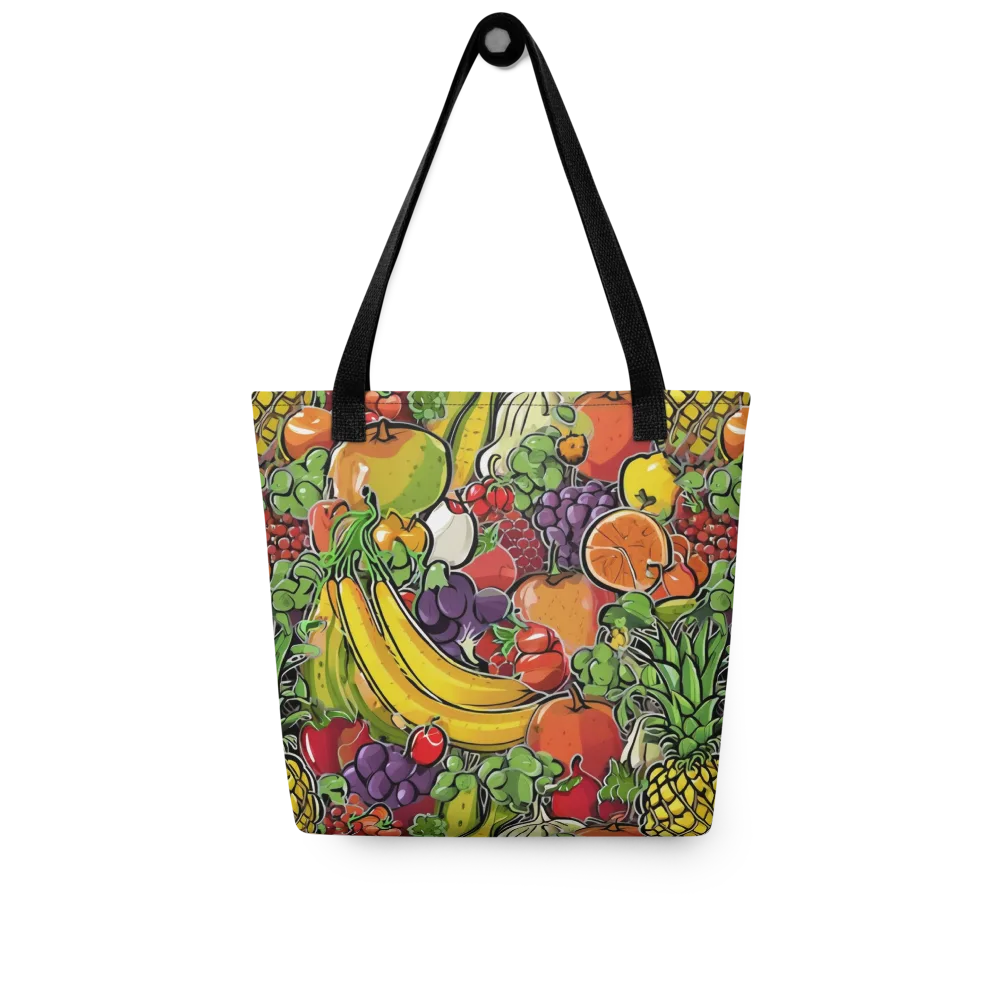 Tropical Market on Tote Bag — Front