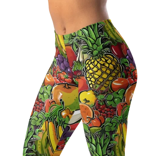 Tropical Market on a Leggings