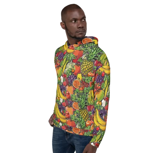 Tropical Market on a Hoodie