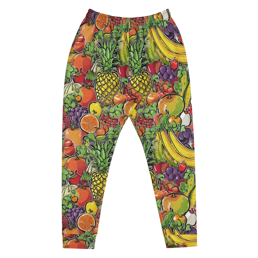 Tropical Market on Men's Joggers — Front