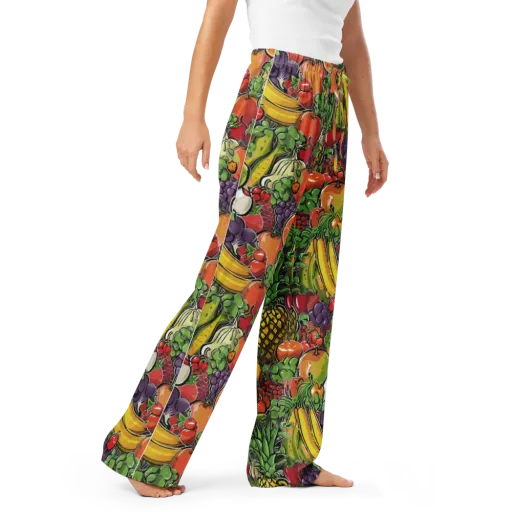 Tropical Market on a Women's Pajama Pants