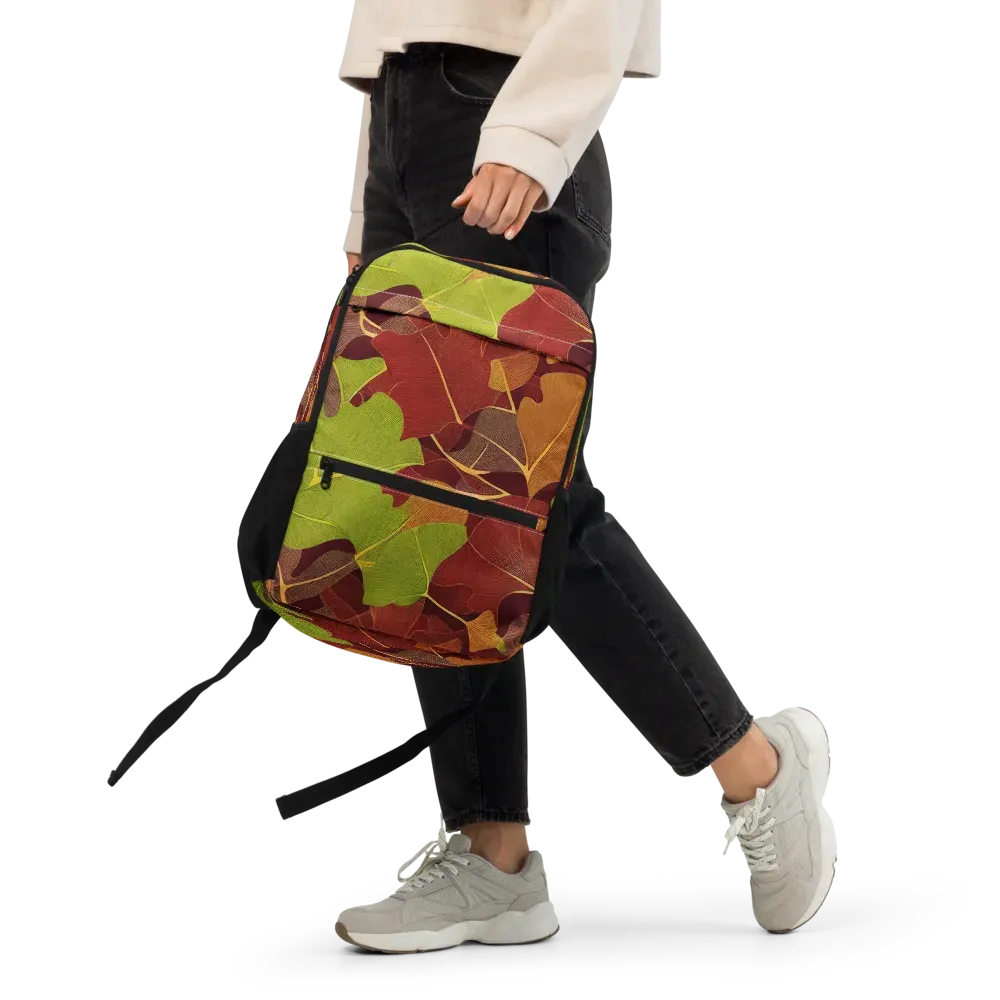 Ginkgo Grove on Utility Backpack — Front