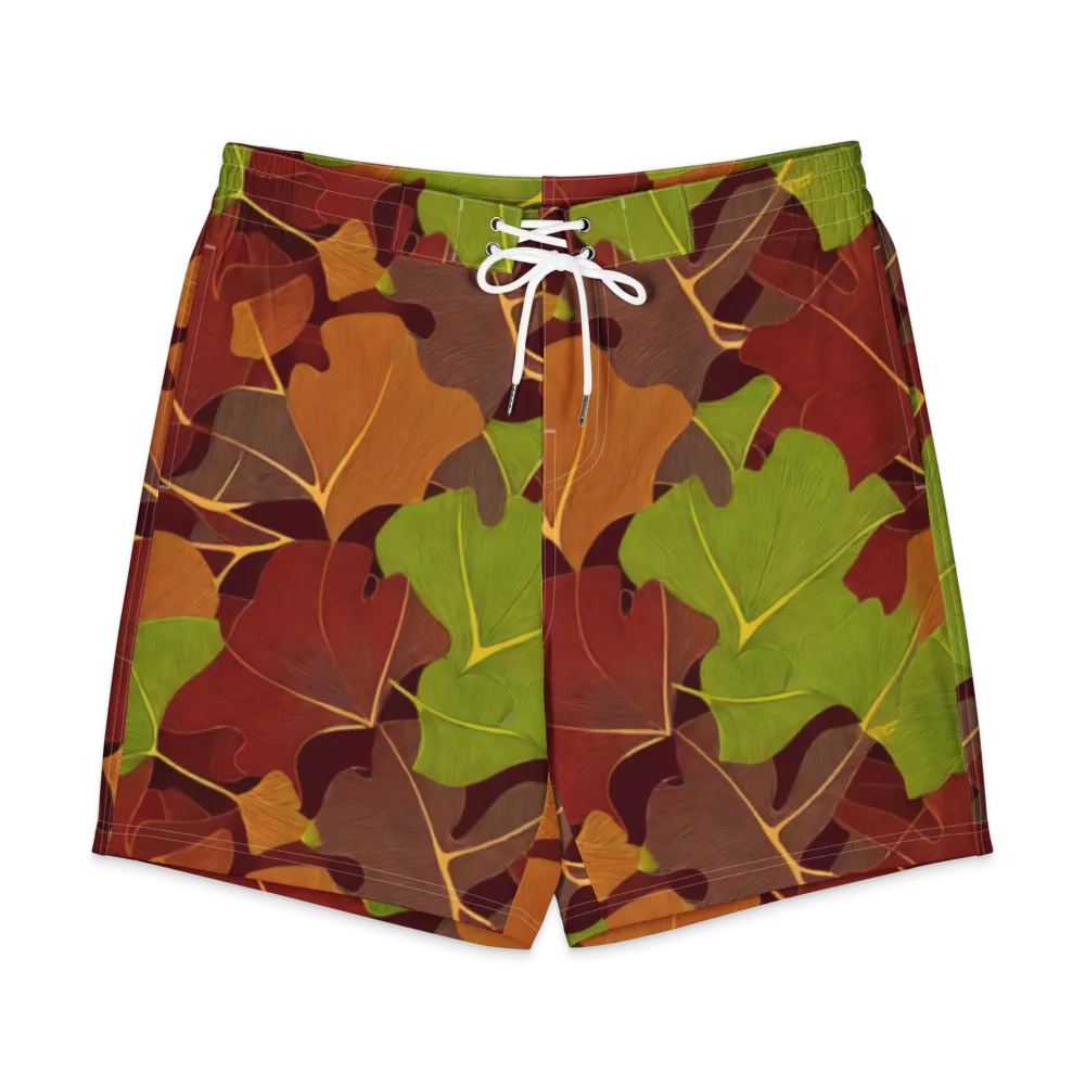 Ginkgo Grove on Men's Board Shorts — Front
