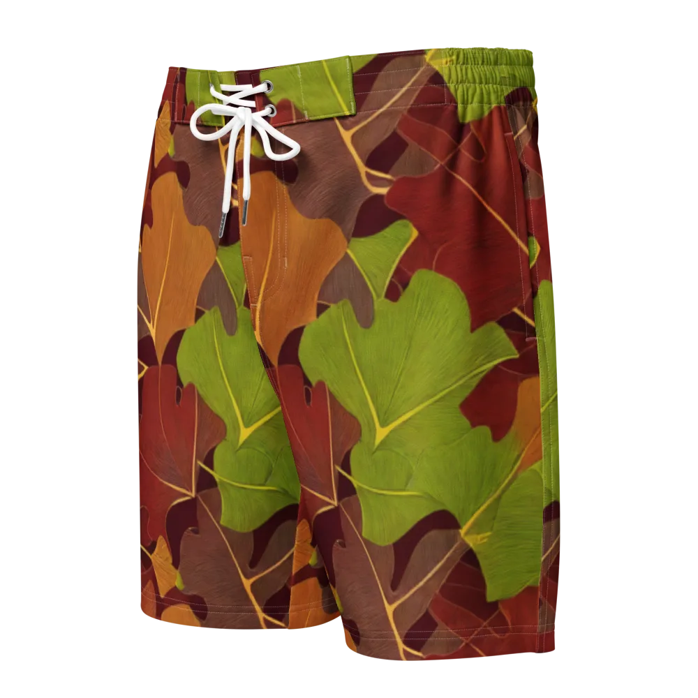 Ginkgo Grove on Men's Board Shorts — Front