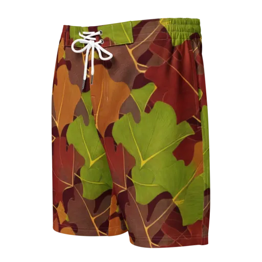 Ginkgo Grove on a Men's Board Shorts