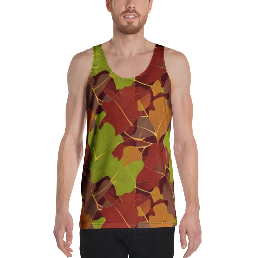 Ginkgo Grove on Men's Tank Top — Front