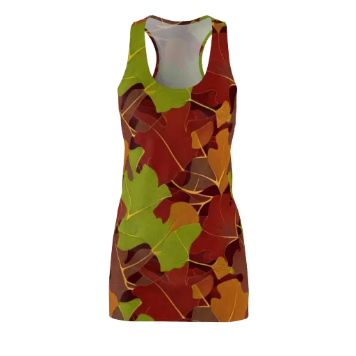 Ginkgo Grove on a Racerback Dress