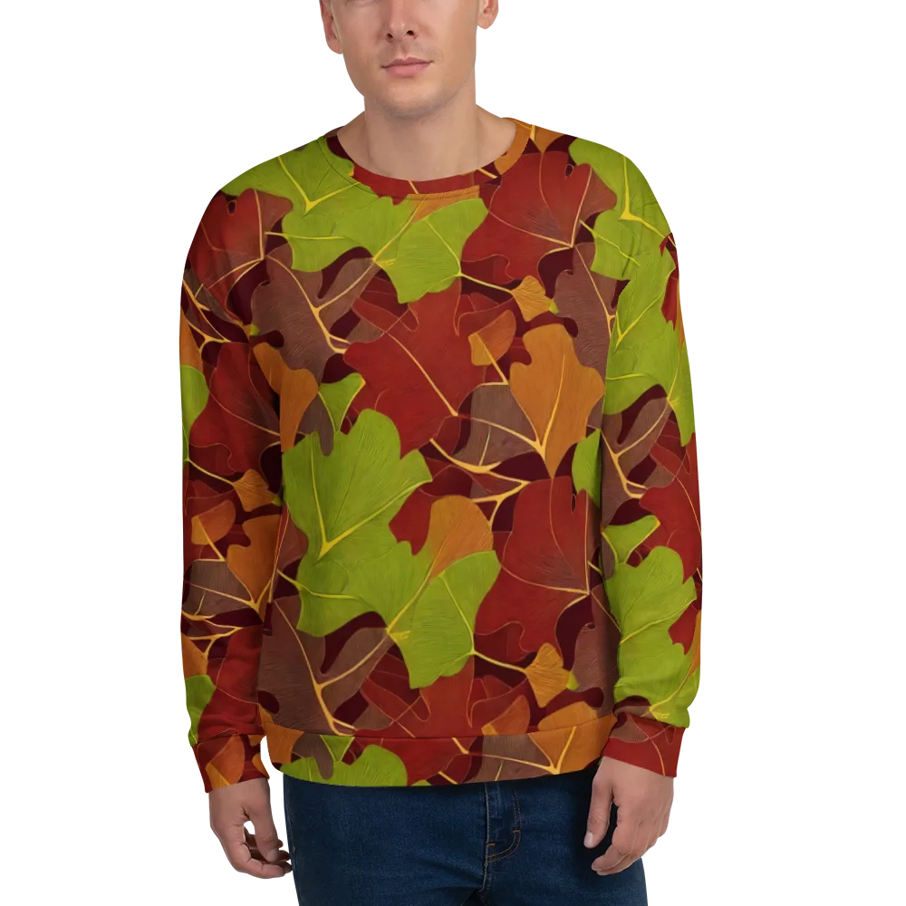 Ginkgo Grove on Sweatshirt — Front