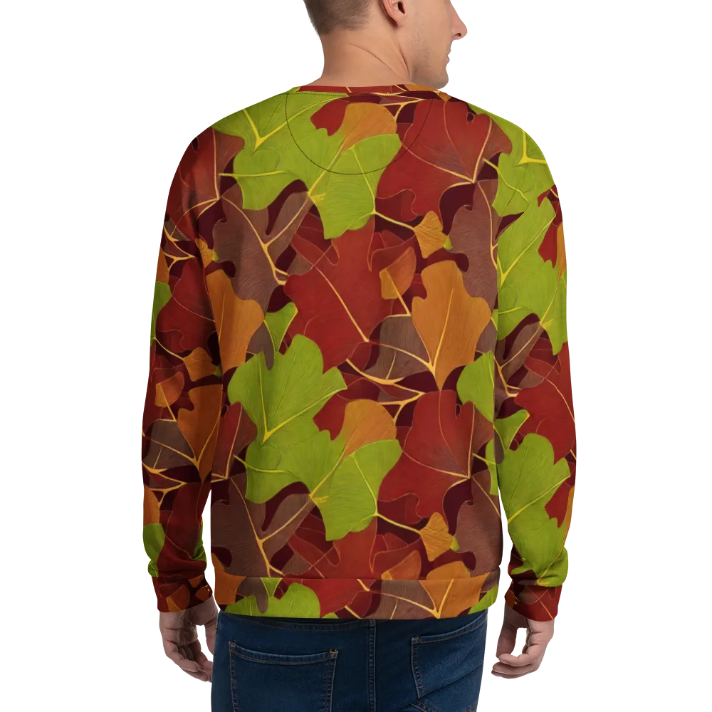 Ginkgo Grove on Sweatshirt — Back
