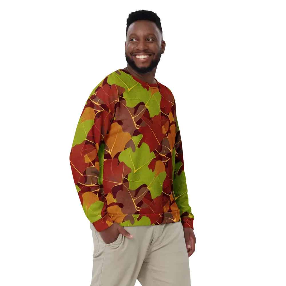 Ginkgo Grove on Sweatshirt — Front