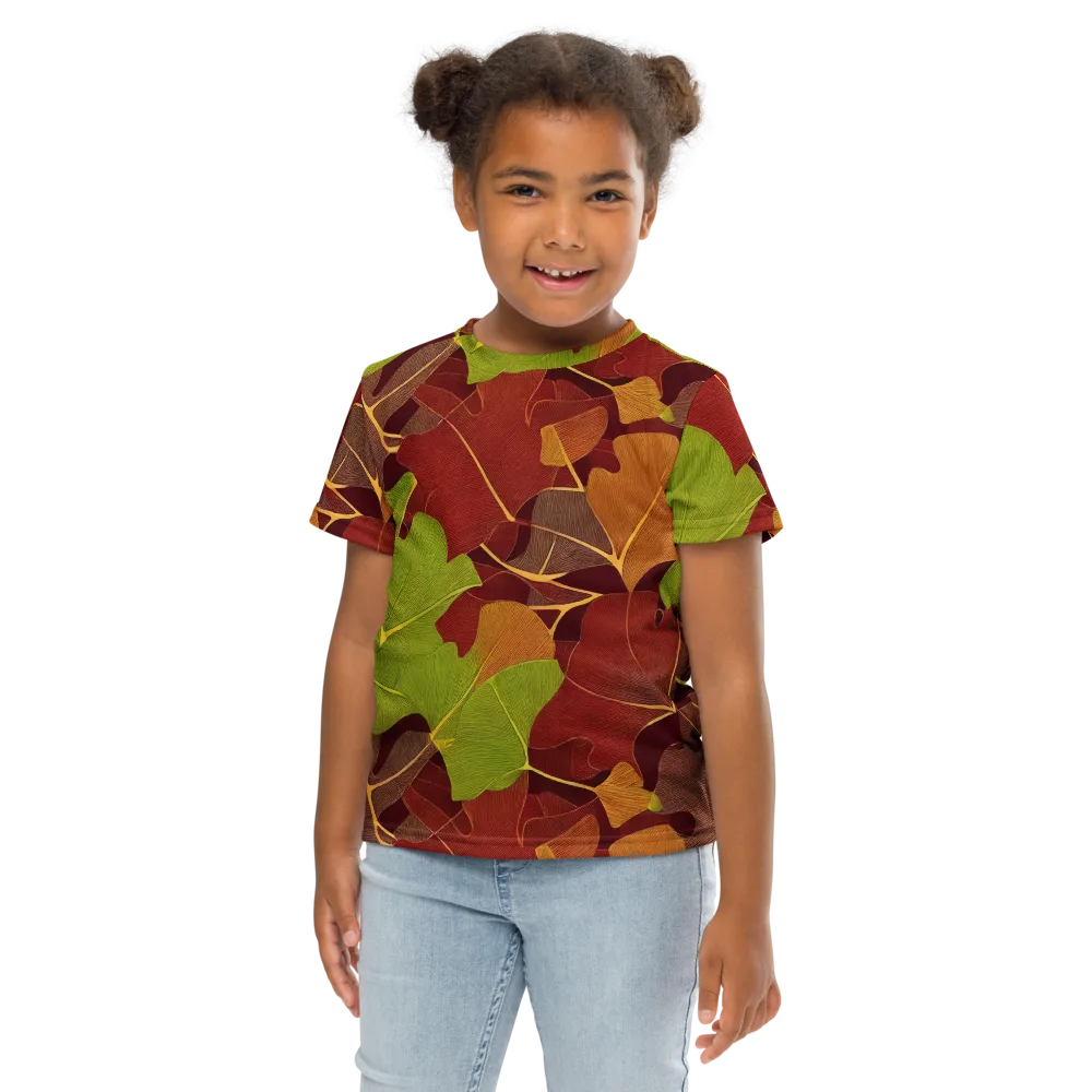 Ginkgo Grove on Kids Crew Neck T-Shirt — Front