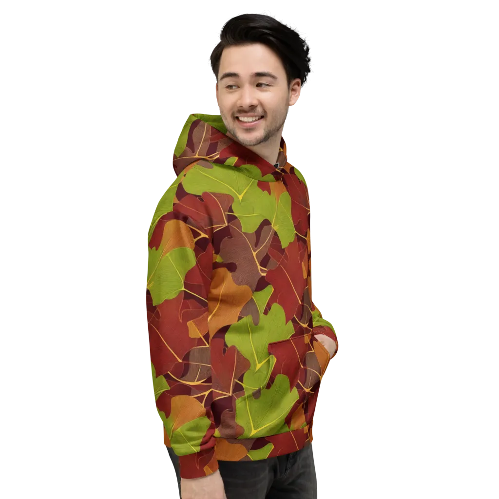 Ginkgo Grove on Hoodie — Right