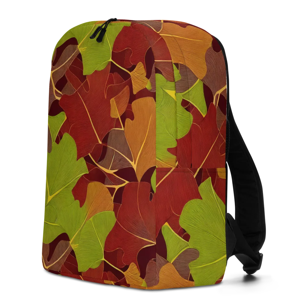 Ginkgo Grove on Minimalist Backpack — Left