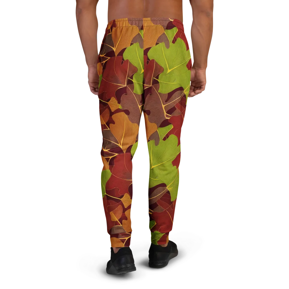 Ginkgo Grove on Men's Joggers — Back