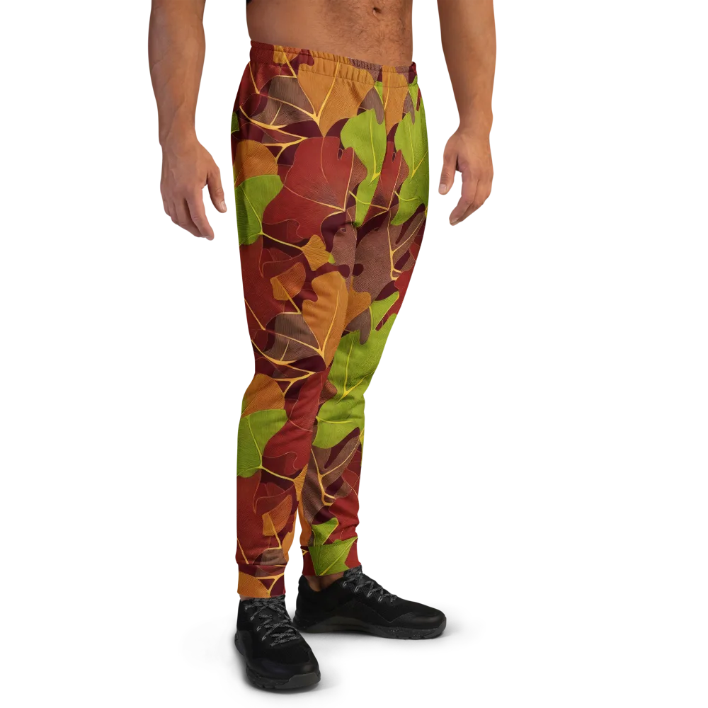 Ginkgo Grove on Men's Joggers — Right