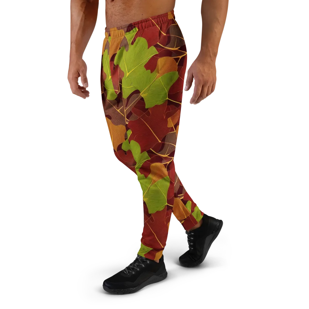 Ginkgo Grove on Men's Joggers — Left