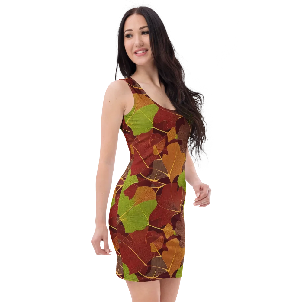 Ginkgo Grove on Bodycon Dress — Right Front