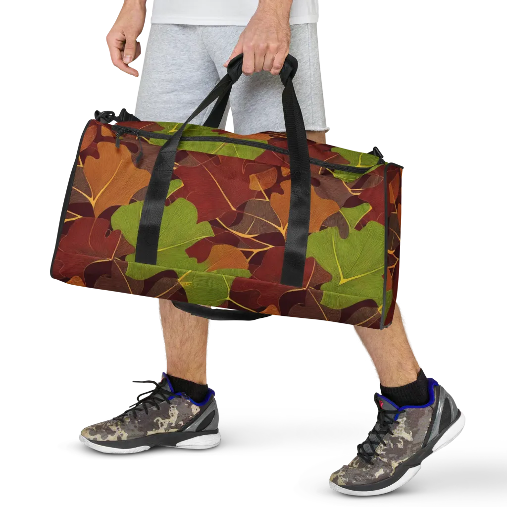 Ginkgo Grove on Duffle Bag — Front