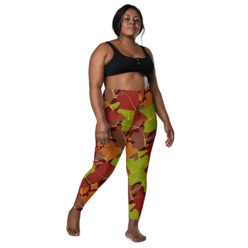 Ginkgo Grove on a Leggings with Pockets