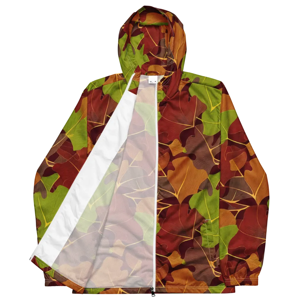 Ginkgo Grove on Men's Windbreaker — Front