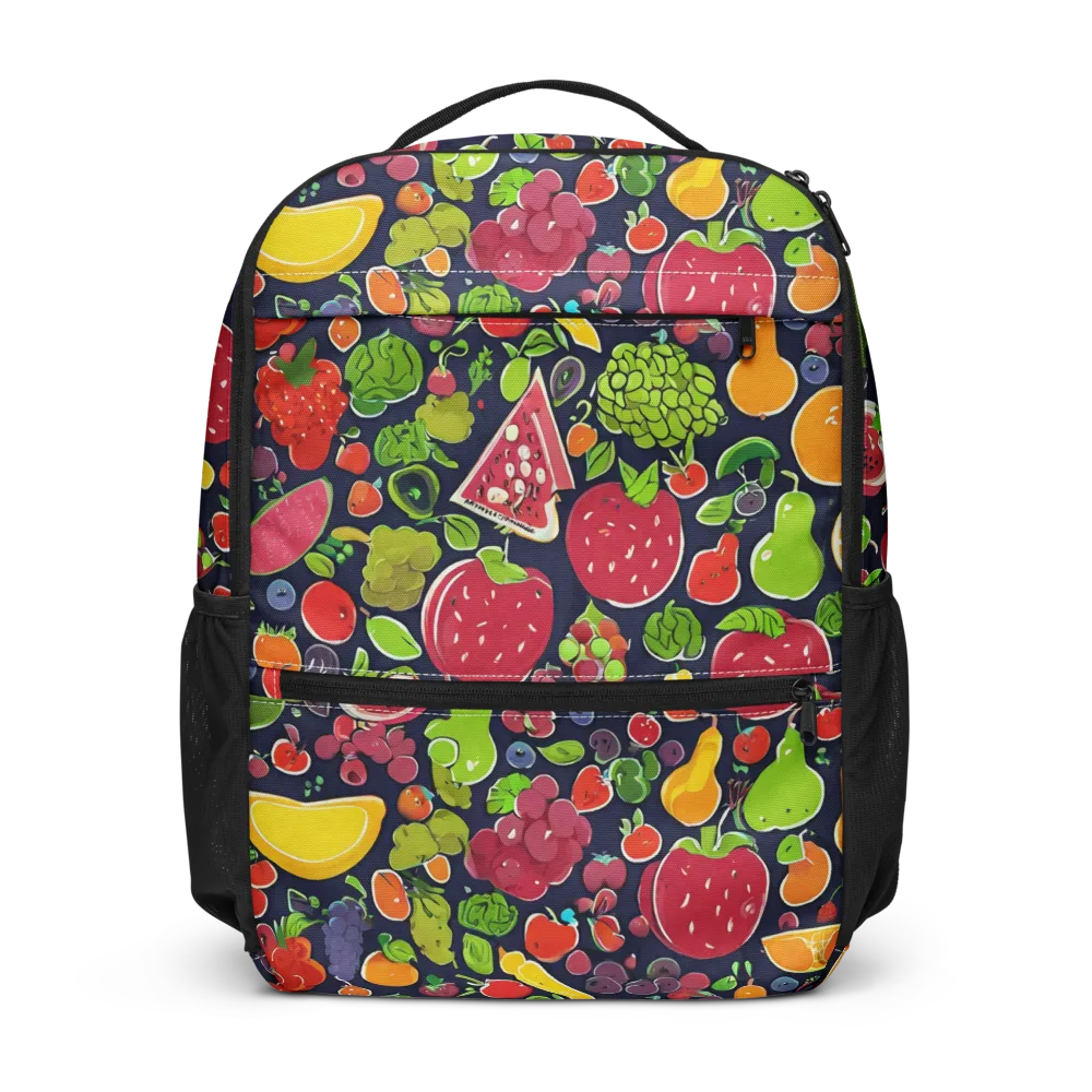 Midnight Market on Utility Backpack — Front