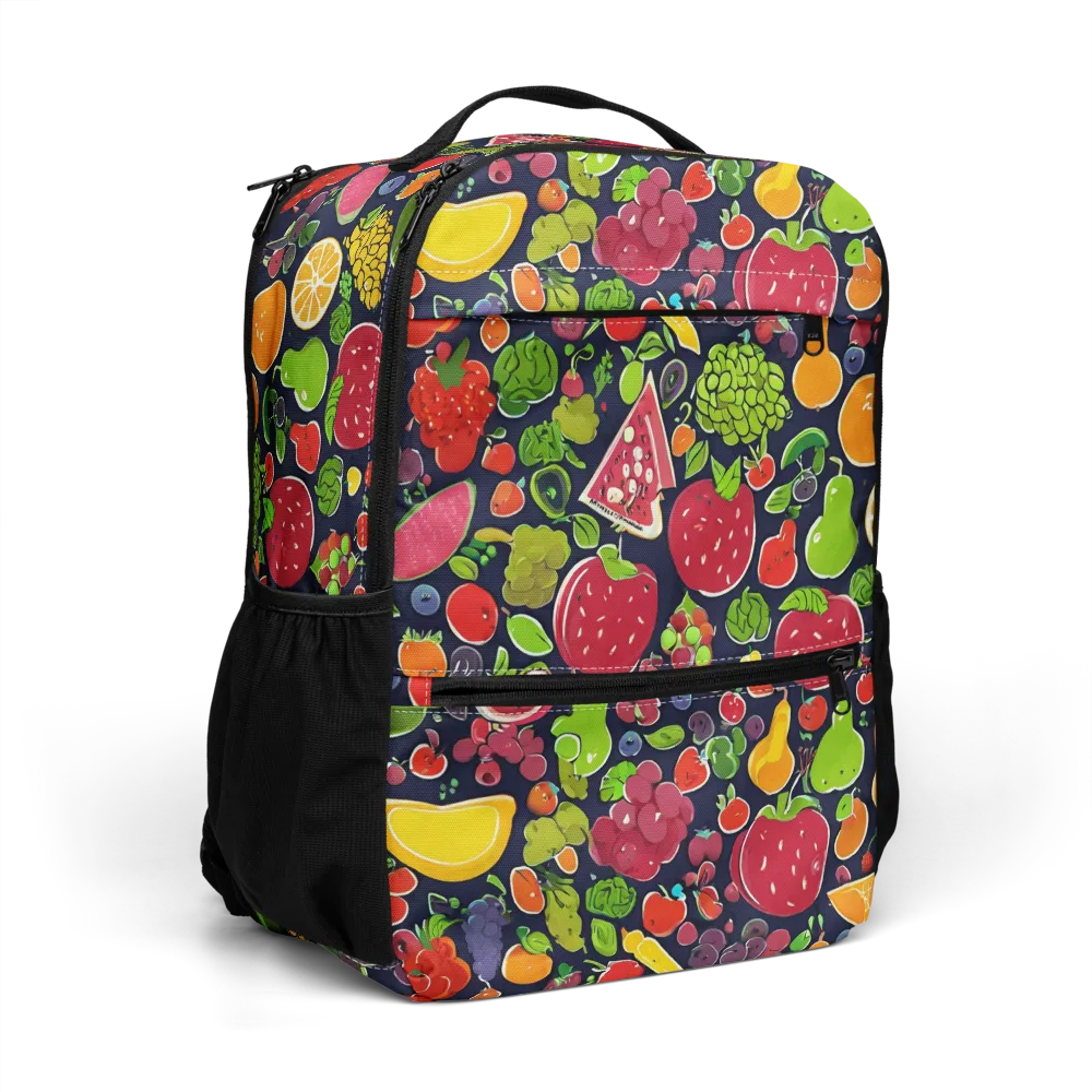 Midnight Market on Utility Backpack — Right Front
