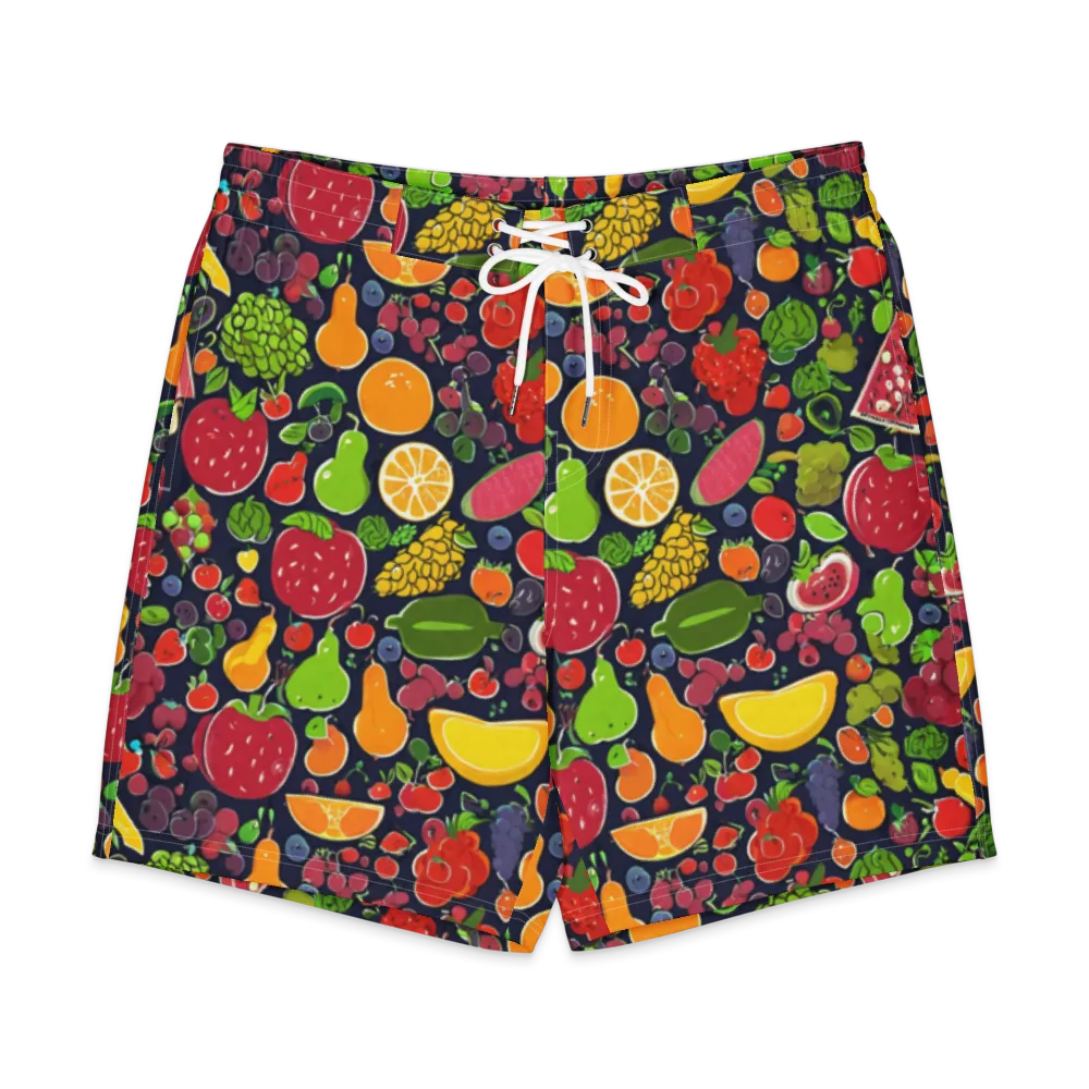 Midnight Market on Men's Board Shorts — Front