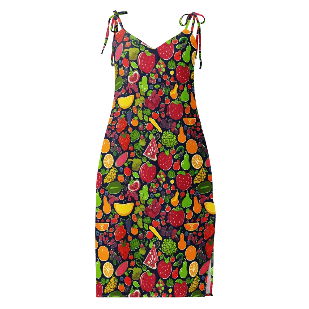 Midnight Market on Slip Dress — Front