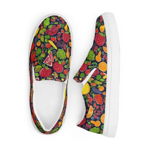 Midnight Market on a Men's Slip-On Canvas Shoes