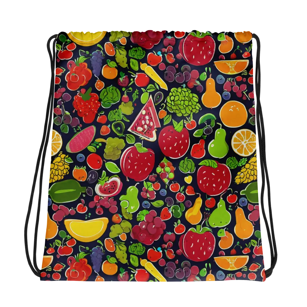 Midnight Market on Drawstring Bag — Photo