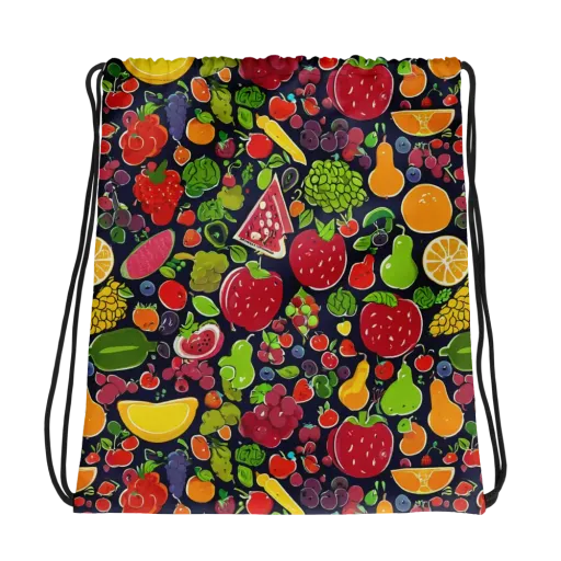 Midnight Market on a Drawstring Bag