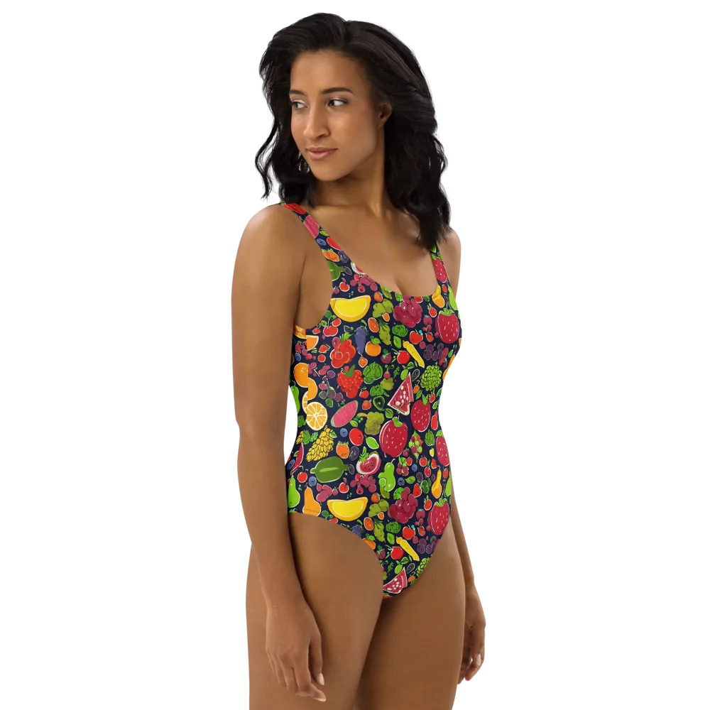 Midnight Market on One-Piece Swimsuit — Right