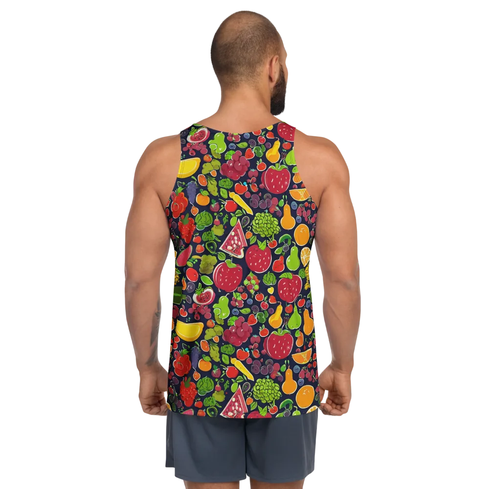 Midnight Market on Men's Tank Top — Back