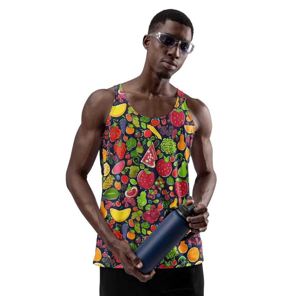 Midnight Market on Men's Tank Top — Front