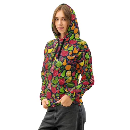 Midnight Market on a Cotton Hoodie