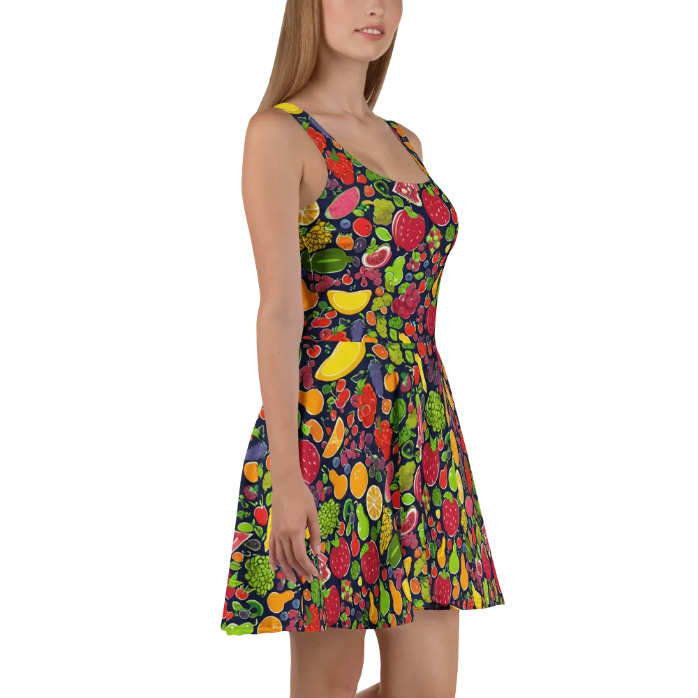Midnight Market on Skater Dress — Right