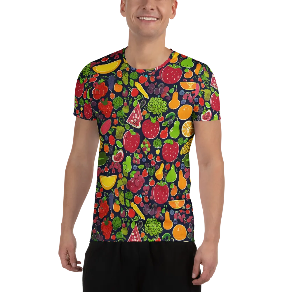 Midnight Market on Men's Athletic T-Shirt — Front