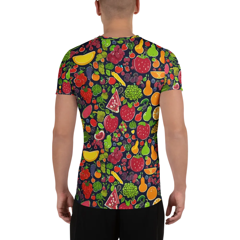 Midnight Market on Men's Athletic T-Shirt — Back