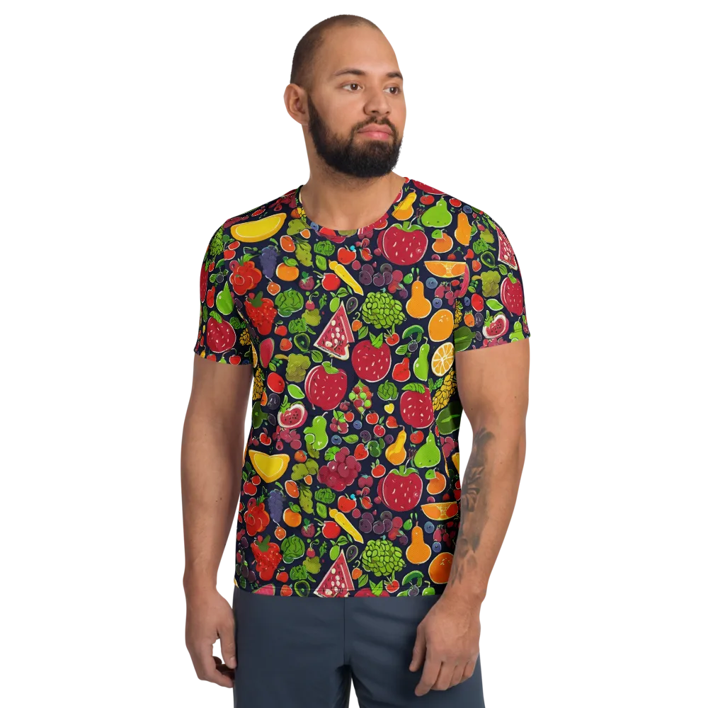Midnight Market on Men's Athletic T-Shirt — Front
