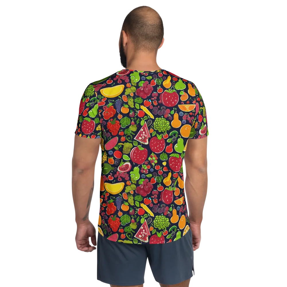 Midnight Market on Men's Athletic T-Shirt — Back