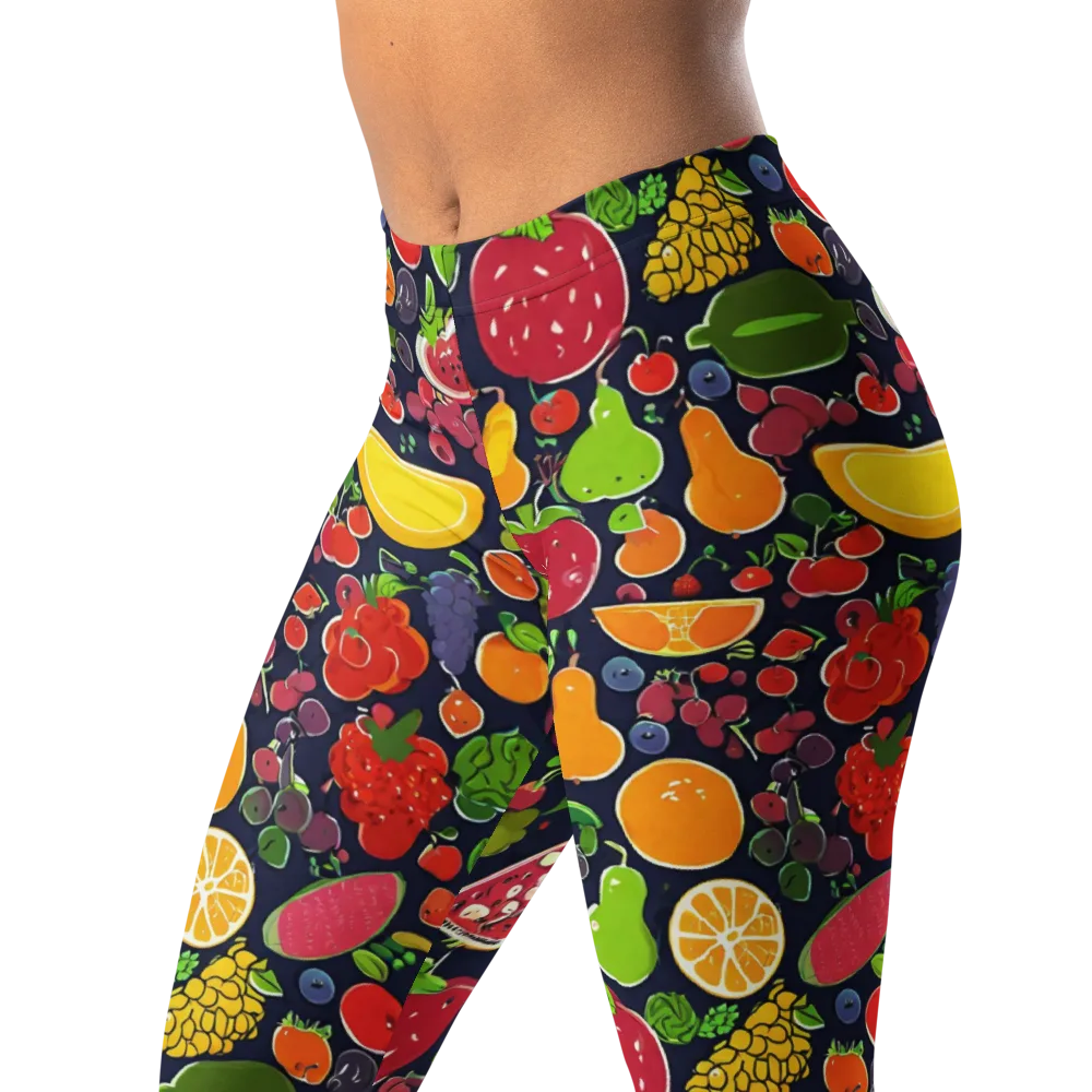Midnight Market on Leggings — Left Front