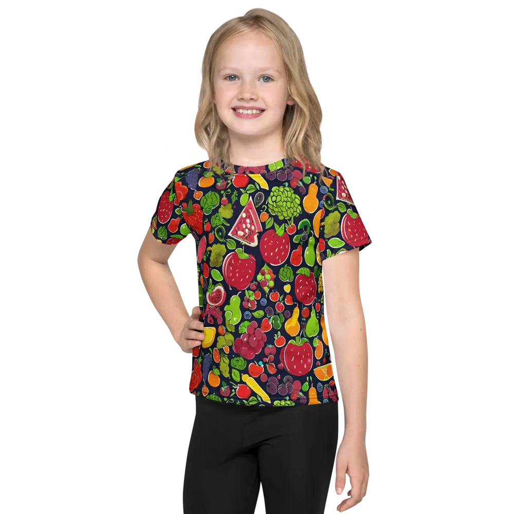 Midnight Market on Kids Crew Neck T-Shirt — Front